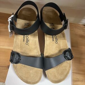 Papillo by Birkenstock Soley in Black, women’s size 10 European size 41